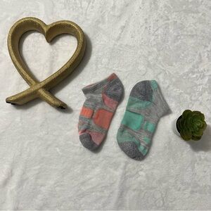 Puma Gray and Pastel Women's Athletic Socks